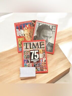 TIME Magazine Canadian Edition Politics Trudeau 75th Anniversary Lot of 3